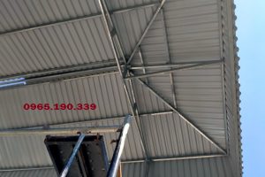 Sửa chữa mái tôn tại khu công nghiệp Nội Bài Hà Nội